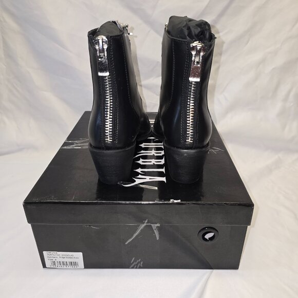 Disturbia Bridget Buckled Boots in Black, Women's Size 6, New in Box - Picture 5 of 11